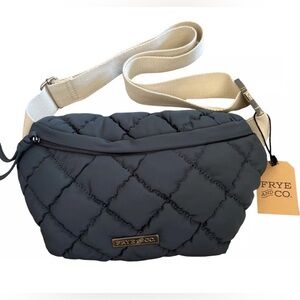 Frye and Co. Quilted Nylon Womens Adjustable Straps Fanny Pack, New With Tags